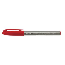 CANETA MARCADOR PARA RETRO PROJETOR 2.0mm PERMANENTE PILOT VERMELHO
