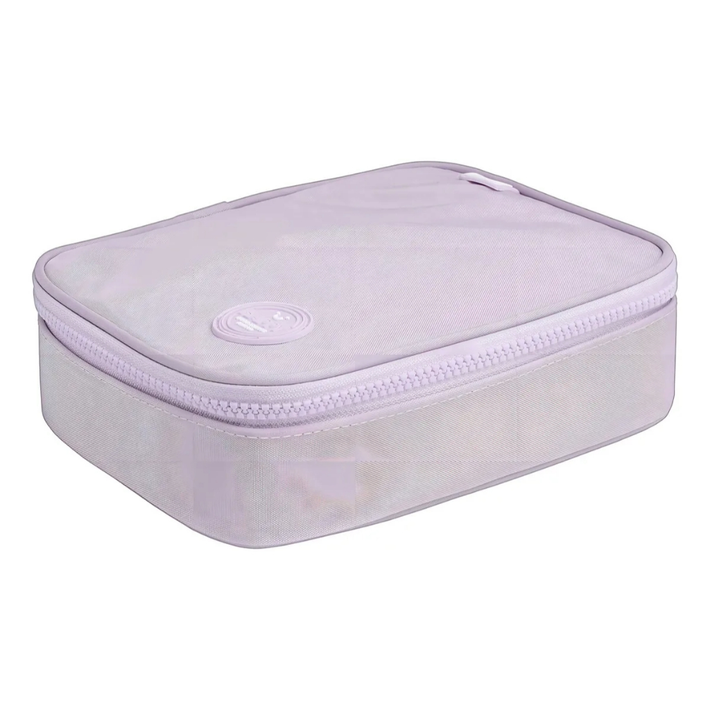 Estojo Box 100 Pens Happy Lilas Tilibra