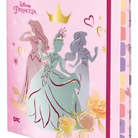 Fichário Universitário Princesas Disney