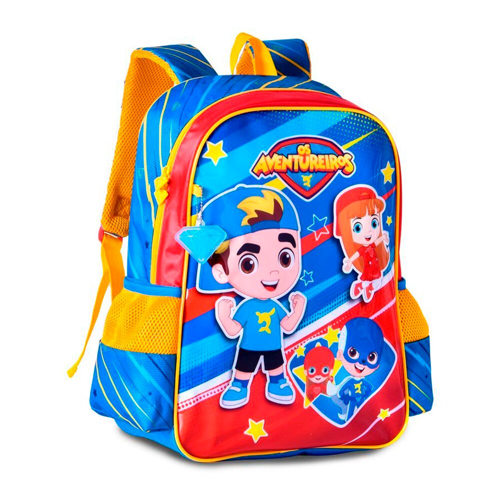 mochila infantil Os Aventureiros - Mochila Escolar Infantil Os Aventureiros