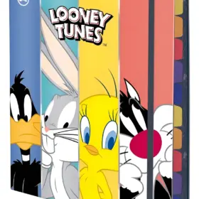 Fichário Colegial Looney Tunes Warner Bros