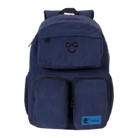 Mochila Juvenil Mickey CotelĂȘ Azul