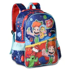 Mochila Infantil Gato Galáctico Azul Clio