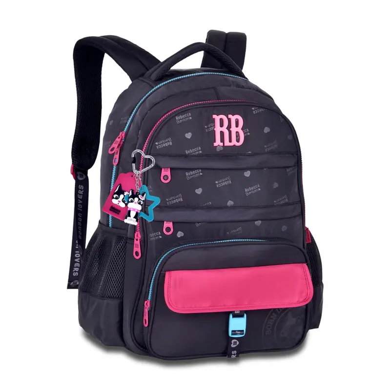 mochila Rebecca Bonbon - Mochila Rebecca Bonbon Preta Urban Mix