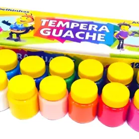 Tinta Guache 12 Cores 15ml Acrilex