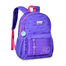 Mochila Roxo e Rosa Rafa & Luiz Clio