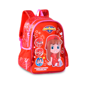 Mochila Vermelho Os Aventureiros Clio