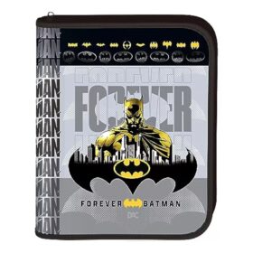 Fichário Universitário Dac Com Zíper Batman + 48 Folhas