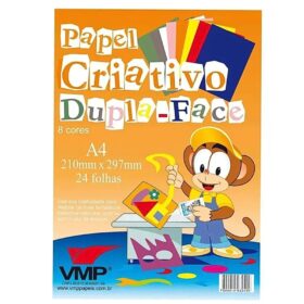 Papel Criativo Dupla-face Color Set A4 8 Cores 24fls Vmp
